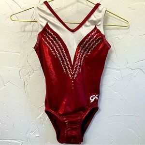 Girls’ GK Elite gymnastics leotard size child large